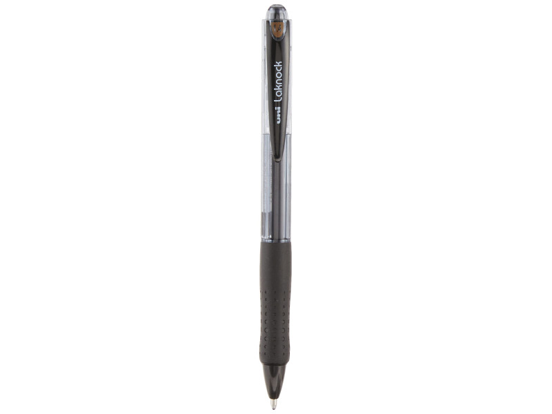 uni-ball Stylo bille rétractable Laknock, noir, extra large