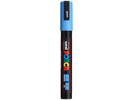 POSCA Marqueur à pigment PC-5M, bleu ciel