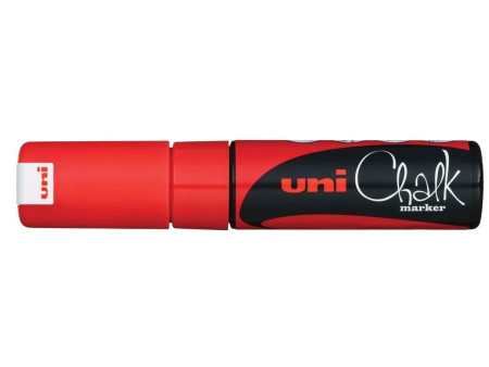 uni-ball Marqueur craie Chalk marker PWE8K, rouge