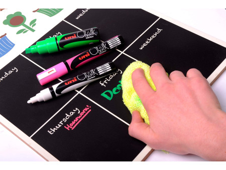 uni-ball Marqueur craie Chalk marker PWE8K, violet