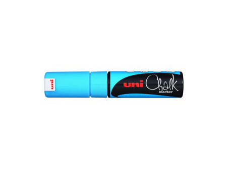 uni-ball Marqueur craie Chalk marker PWE8K, bleu clair