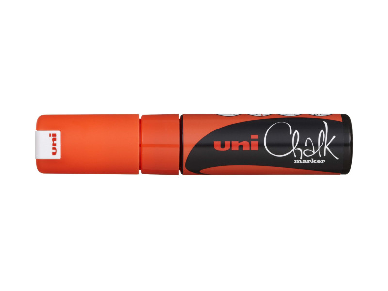 uni-ball Marqueur craie Chalk marker PWE8K, orange fluo