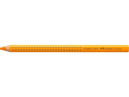 FABER-CASTELL Crayons couleur JUMBO GRIP, jaune citrouille