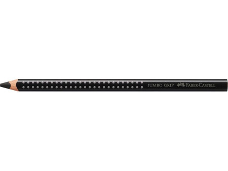 FABER-CASTELL Crayons couleur JUMBO GRIP, noir
