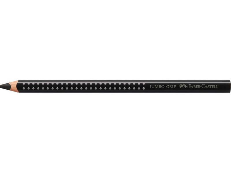 FABER-CASTELL Crayons couleur JUMBO GRIP, noir