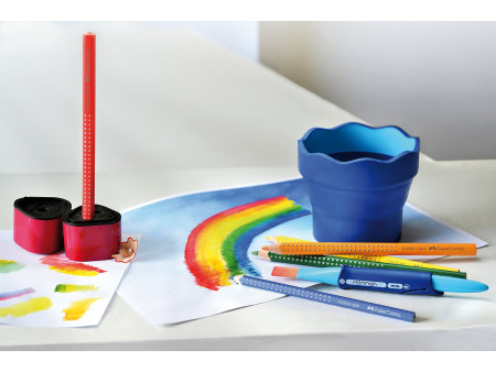 FABER-CASTELL Crayons couleur JUMBO GRIP, noir