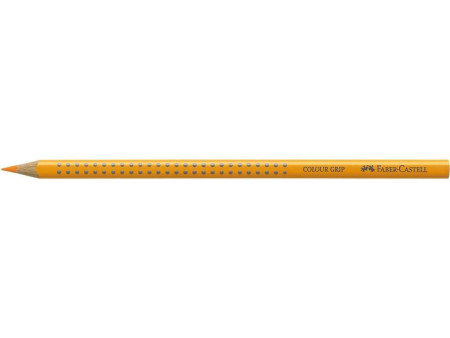 FABER-CASTELL Crayon de couleur Colour GRIP jaune citrouille