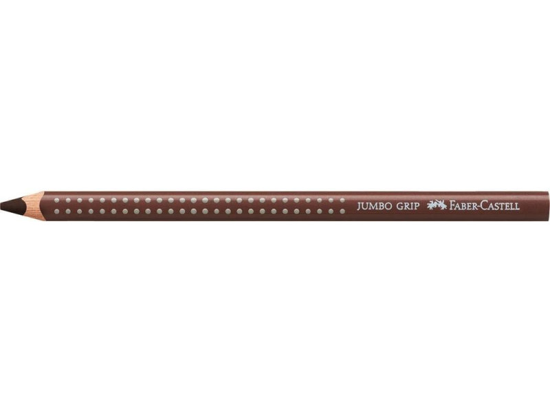 FABER-CASTELL Crayon de couleur JUMBO GRIP, marron choco