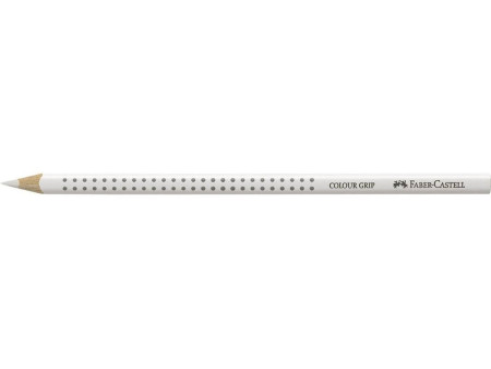 FABER-CASTELL Crayon de couleur Colour GRIP, blanc