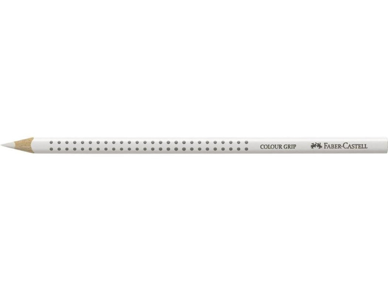 FABER-CASTELL Crayon de couleur Colour GRIP, blanc