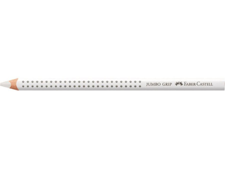 FABER-CASTELL Crayon de couleur JUMBO GRIP, blanc