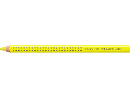 FABER-CASTELL Crayon de couleur JUMBO GRIP, jaune citron