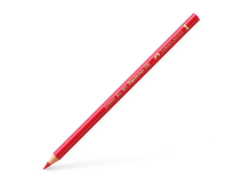 FABER-CASTELL Crayon de couleur POLYCHROMOS, rouge écarlate