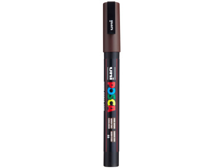 POSCA Marqueur à pigment PC-3M, marron foncé