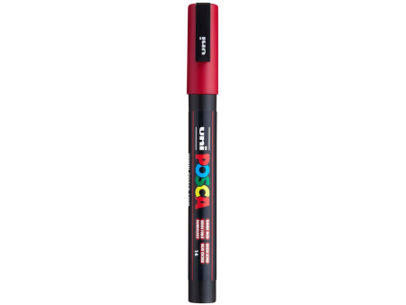 POSCA Marqueur à pigment PC-3M, rouge foncé