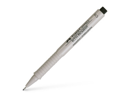 FABER-CASTELL Stylo feutre ECCO PIGMENT 0,5 mm, noir