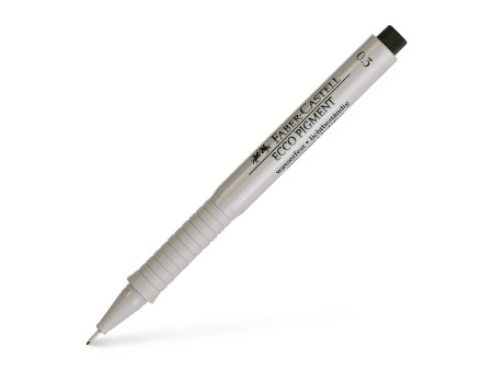 FABER-CASTELL Stylo feutre ECCO PIGMENT 0,7 mm, noir
