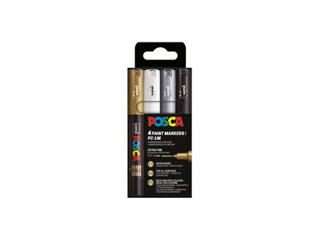 POSCA Marqueur à pigment PC1MC, étui de 8, couleurs douces