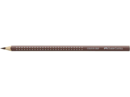 FABER-CASTELL Crayon de couleur Colour GRIP, marron choco