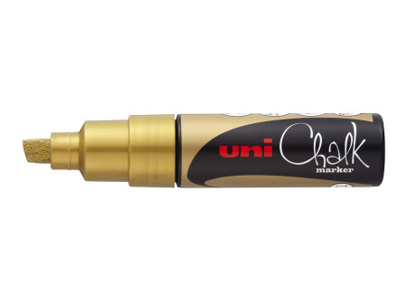 uni-ball Marqueur craie Chalk marker PWE8K, or