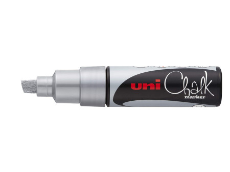 uni-ball Marqueur craie Chalk marker PWE8K, argent
