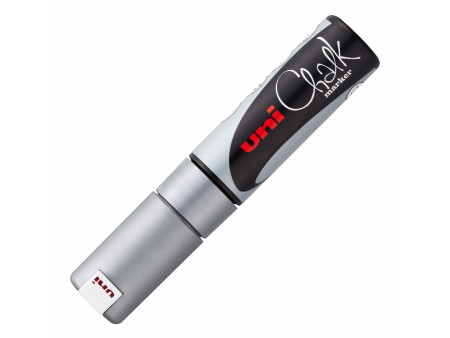 uni-ball Marqueur craie Chalk marker PWE8K, argent