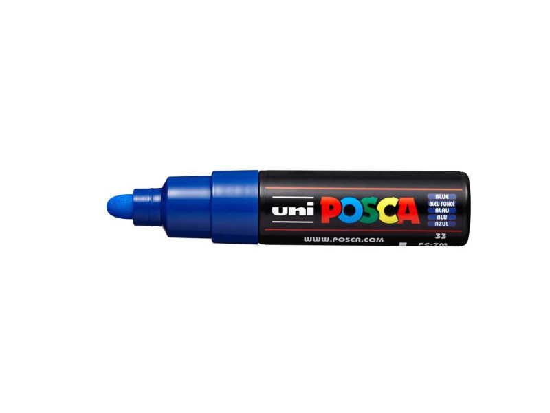 POSCA Marqueur à pigment PC-7M, bleu foncé