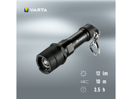 VARTA Lampe de poche 'Indestructible Key Chain', avec 1 pile