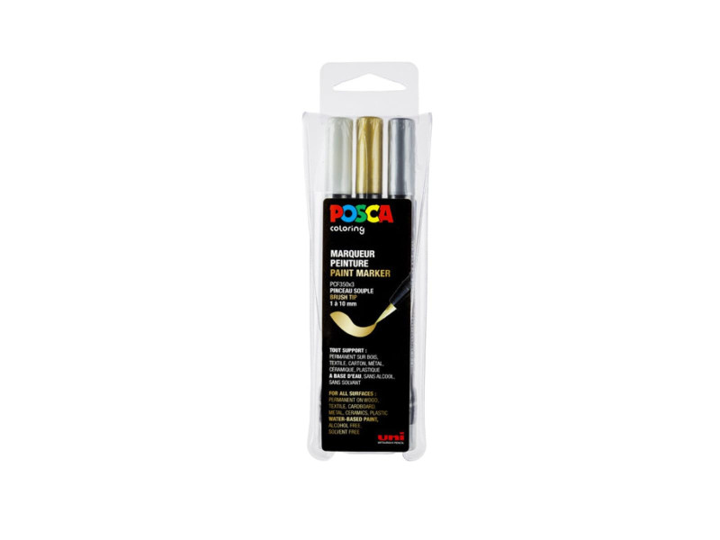 POSCA Marqueur à pigment PCF-350, étui de 3