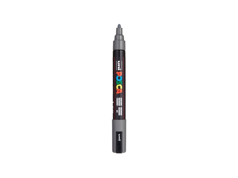 POSCA Marqueur à pigment PC-5M, gris profond