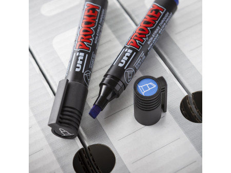 uni-ball Marqueur permanent PROCKEY PM126/4 PF, set de 4