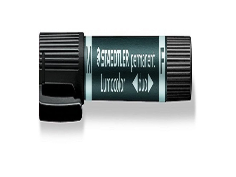 STAEDTLER Marqueur permanent 348 Lumocolor duo, noir