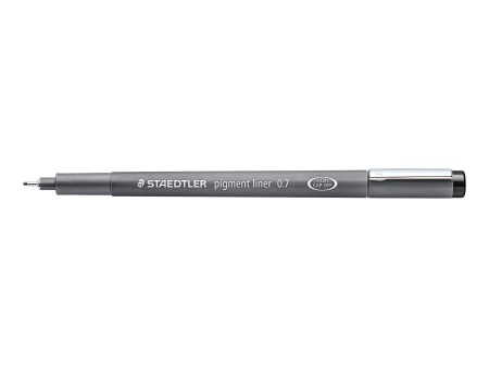 STAEDTLER Feutre à pigment, largeur du tracé: 0,7 mm, noir