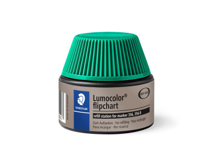 STAEDTLER Lumocolor flacon de recharge 488 56, vert, pour