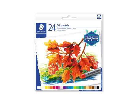 STAEDTLER Pastel à l'huile Design Journey, étui carton de 24