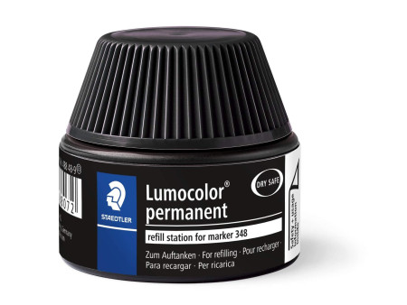 STAEDTLER Flacon de recharge Lumocolor 488 48, noir