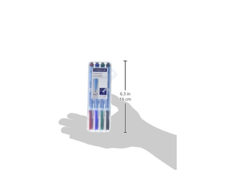 STAEDTLER Marqueur correctable 305F Lumocolor, étui de 4