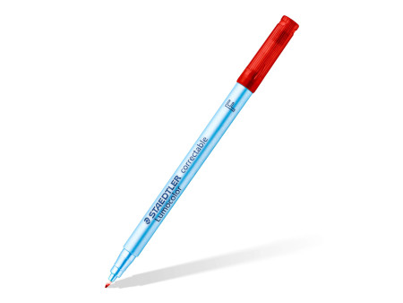 STAEDTLER Marqueur correctable 305F Lumocolor, étui de 4