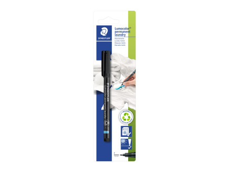 STAEDTLER Marqueur textile Lumocolor laundry, noir