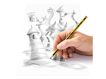 STAEDTLER Crayon à papier Noris, présentoir de 90