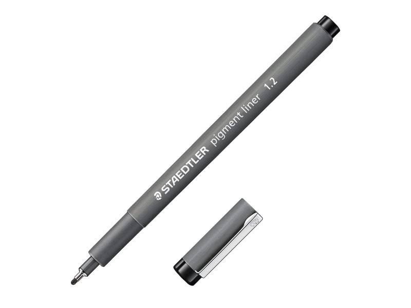 STAEDTLER Feutre à pigment, largeur du tracé: 1,2 mm, noir