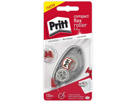 Pritt Roller correcteur Compact Flex, 6,0 mm x 10,0 m