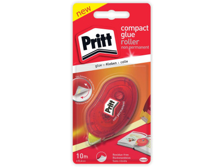 Pritt Roller de colle Compact, repositionnable, blister