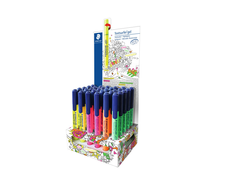STAEDTLER Surligneur 'Textsurfer gel', présentoir de 30