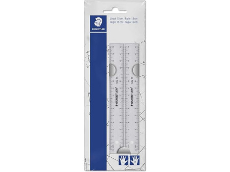 STAEDTLER Kit de règles plates, 150 mm, en plastique