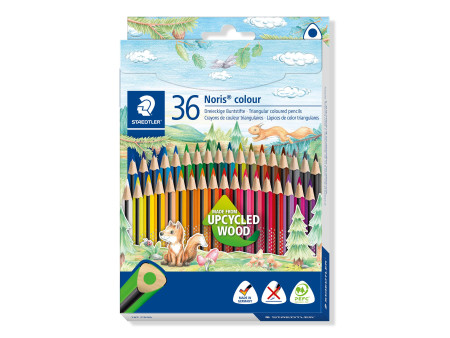STAEDTLER Crayon de couleur Noris colour, étui carton de 36