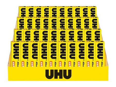UHU Colle multi-usage extra, avec solvant, 31 g, présentoir