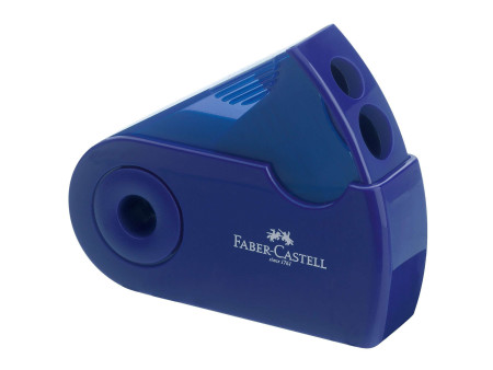 FABER-CASTELL Taille-crayon double avec étui de protection