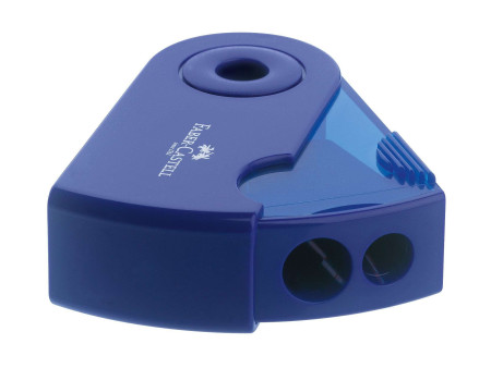 FABER-CASTELL Taille-crayon double avec étui de protection
