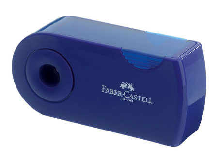 FABER-CASTELL Taille-crayon double avec étui de protection